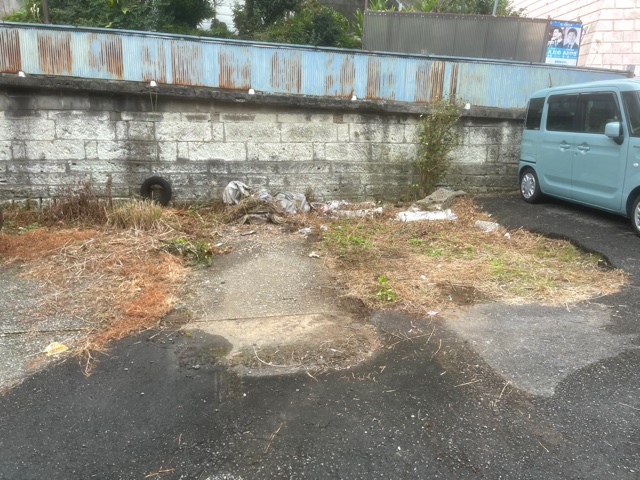 放置車撤去後 放置車撤去後